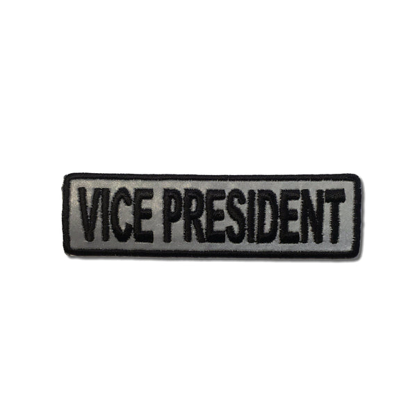Vice President Reflective Patch - PATCHERS Iron on Patch