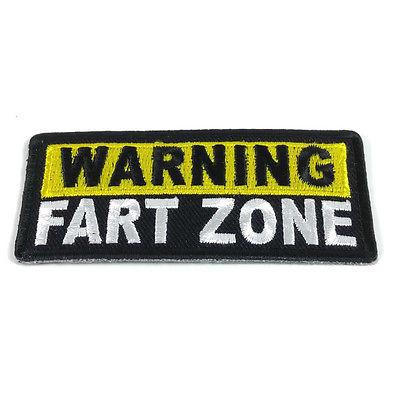 Warning Fart Zone Patch - PATCHERS Iron on Patch