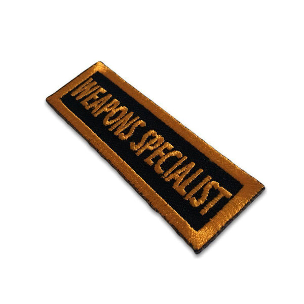 Weapons Specialist Patch - PATCHERS Iron on Patch