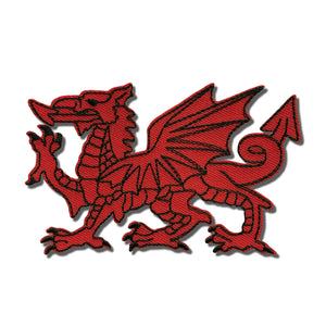Welsh Dragon Patch - PATCHERS Iron on Patch