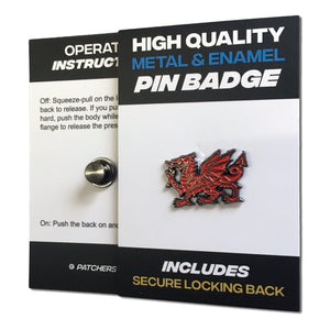 Welsh Dragon Pin Badge - PATCHERS Pin Badge