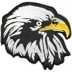 White Eagle Facing Right Patch - PATCHERS Iron on Patch