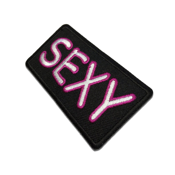 White Pink Sexy Patch - PATCHERS Iron on Patch