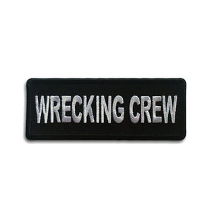 Wrecking Crew Patch - PATCHERS Iron on Patch