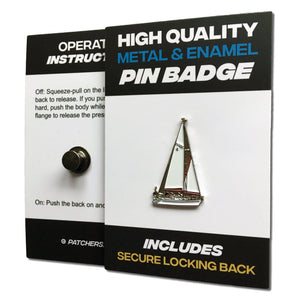 Yacht Pin Badge - PATCHERS Pin Badge