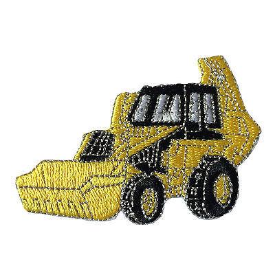 Yellow Construction Digger Patch - PATCHERS Iron on Patch