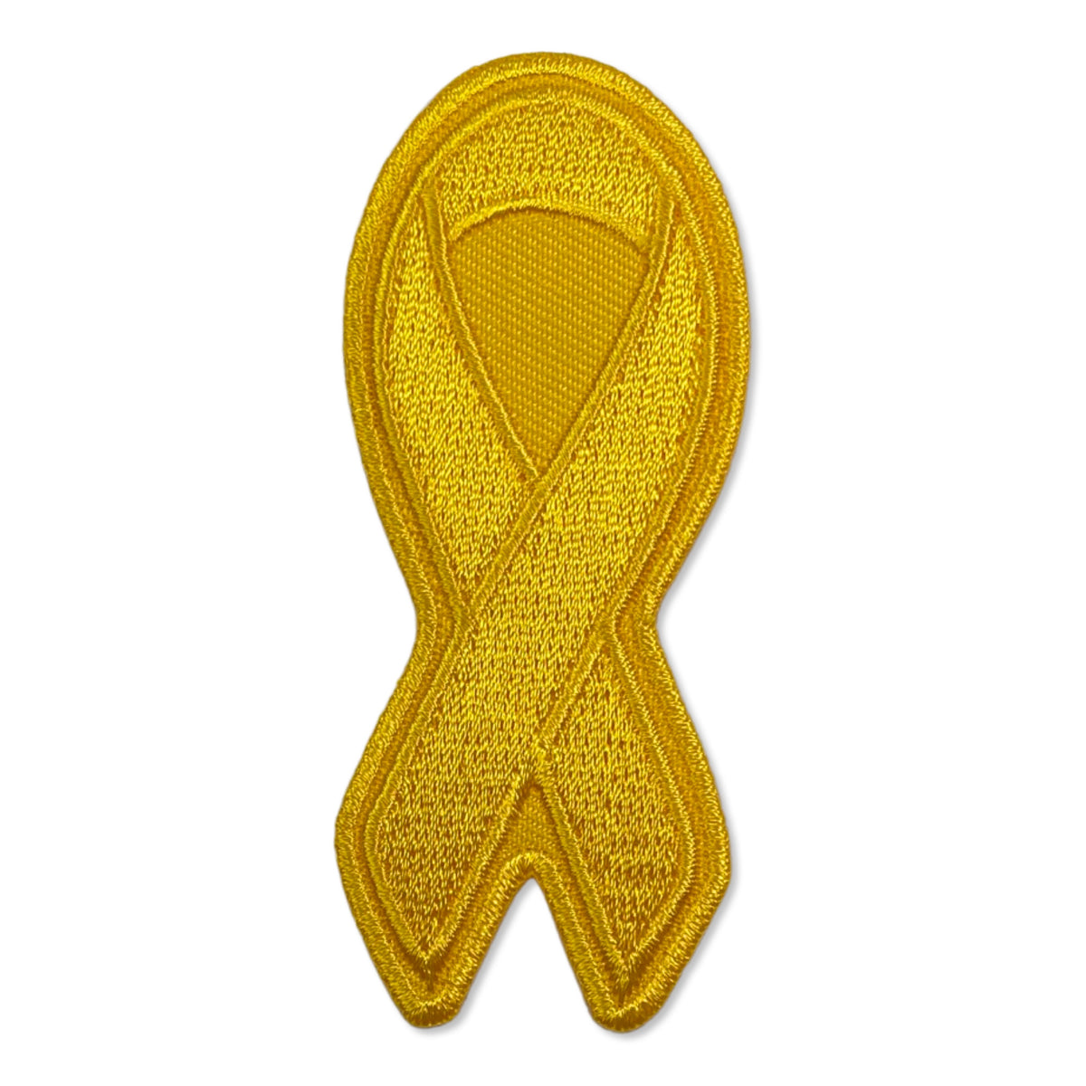Embroidered Yellow Ribbon Iron on Sew on Patch – PATCHERS