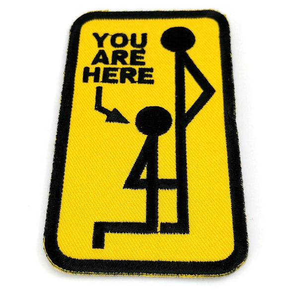 You Are Here Patch - PATCHERS Iron on Patch