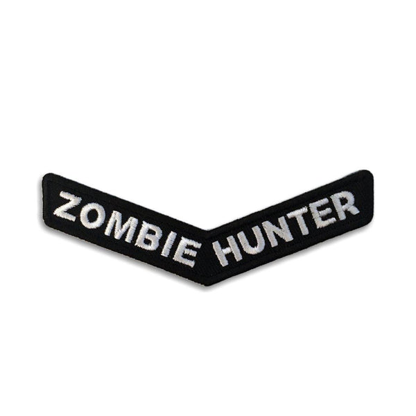 Zombie Hunter Stripe Patch - PATCHERS Iron on Patch