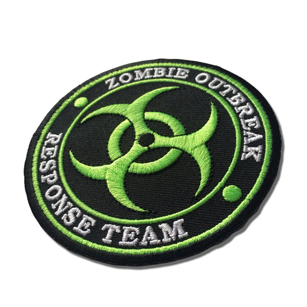Zombie Outbreak Response Team Green Patch - PATCHERS Iron on Patch